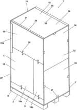 COLLAPSIBLE PALLET CASING ASSEMBLY AND USE THEREOF