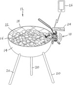 Programmable grill cooking device