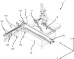 TRANSVERSAL TABLE FOR A WOODWORKING MACHINE AND WOODWORKING MACHINE HAVING SUCH A TRANSVERSAL TABLE, AND METHOD FOR CONTROLLING A WOODWORKING MACHINE