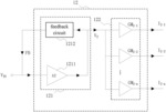 MULTIPLE OUTPUT LOW NOISE AMPLIFIER CIRCUIT, CHIP, AND ELECTRONIC DEVICE