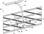 SNAP TO GRID BRACKET FOR A SPRINKER SUPPORT ASSEMBLY