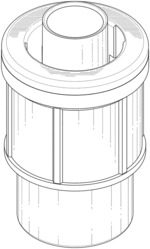 Liquid tight non-metallic connector