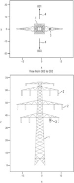 METHOD FOR ASCERTAINING AND DEPICTING POTENTIAL DAMAGED AREAS ON COMPONENTS OF OVERHEAD CABLES