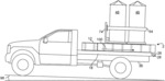 Low profile transportable holding tank