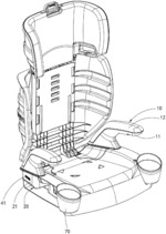 FIXING DEVICE FOR AN ARMREST OF AN AUTOMOBILE SEAT AND AUTOMOBILE SEATS