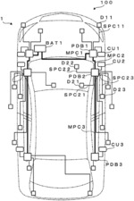 IN-VEHICLE POWER SUPPLY SYSTEM AND VEHICLE EQUIPPED WITH SAME