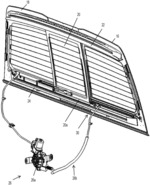 SLIDER WINDOW ASSEMBLY WITH SWITCH DEVICE