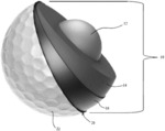 Golf ball comprising graphene