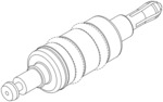 Signal transmission pin for a perforating gun assembly
