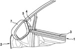 Decorative Strip Assembly for a Motor Vehicle Door