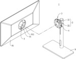 Screen rotation quick release structure