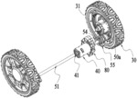 Hand-propelled, self-driving, traveling machine