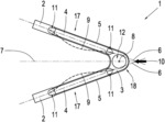 Three-point suspension link and production method for a three-point suspension link