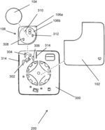 REAR VIEW DEVICE WITH MULTI-PIECE BACKING PLATE