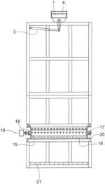 METHOD AND DEVICE FOR LOADING A MATERIAL IN LAYERS, AND SYSTEM COMPRISING SUCH A DEVICE