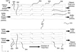 Combined sorting and concentrating particles in a microfluidic device