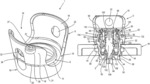 Protective collar for acutating elements, in particular switches