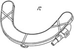 Device and method for measuring a movement of a mandible