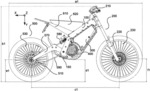Main body frame for electric motorcycle and electric motorcycle