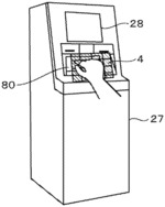 Input and output device and automatic transaction apparatus