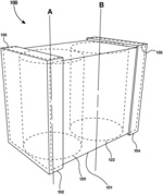 Shipping container for rolled goods