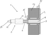 ROTATING APPARATUS FOR A TOOL PART OF A SHAPING MACHINE