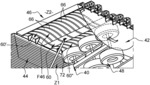 LANDING GEAR BAY COMPRISING A BOTTOM WALL HAVING A VAULTED FORM, AND AIRCRAFT COMPRISING SAID LANDING GEAR BAY