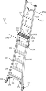 COMBINATION LADDERS, LADDER COMPONENTS AND RELATED METHODS