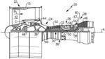 VANE ARC SEGMENT WITH FLANGE AND GUSSET