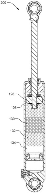 Variable friction tuning for shock absorption