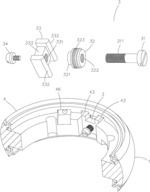 Watch with double watch-surface and method for disassembling same