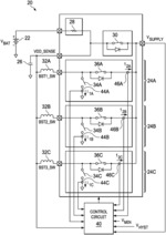 Multiphase inductive boost converter with multiple operational phases