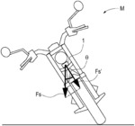 Vehicle falling-over detection device
