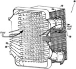 Heat exchanger with adjacent inlets and outlets