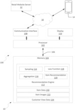 ITEM RECOMMENDATIONS USING CONVOLUTIONS ON WEIGHTED GRAPHS