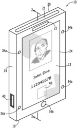 Holder for a user identification badge and an associated method