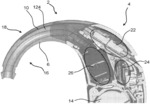 Hearing aid device with integrated antenna