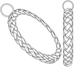 Round-braided pendant