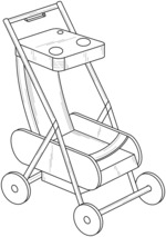 Multifunctional motorized stroller