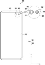 ELECTRONIC DEVICE COMPRISING TOUCH LAYER HAVING OPENING