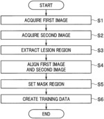 MEDICAL IMAGE DATA CREATION APPARATUS FOR TRAINING, MEDICAL IMAGE DATA CREATION METHOD FOR TRAINING AND NON-TRANSITORY RECORDING MEDIUM IN WHICH PROGRAM IS RECORDED