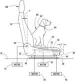 VEHICLE HAVING SEAT CONTROL BASED ON MONITORED PET LOCATION