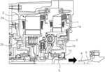 Structure for connecting engine to hybrid transmission