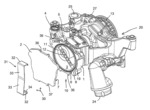 Gas pump with pressure relief for reducing the starting torque