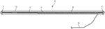 Linear LED lamp tube with one or more electrically isolated pins