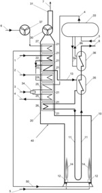 CRACKING FURNACE SYSTEM AND METHOD FOR CRACKING HYDROCARBON FEEDSTOCK THEREIN