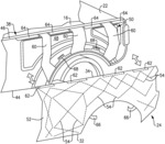 VEHICLE WITH BODY PANEL INCLUDING FLEXIBLE FABRIC