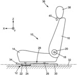 Neck support module for vehicle seat headrest