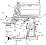 Multi-compartment refuse collecting truck body and control system