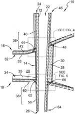 Ceramic matrix composite turbine vane and method for making